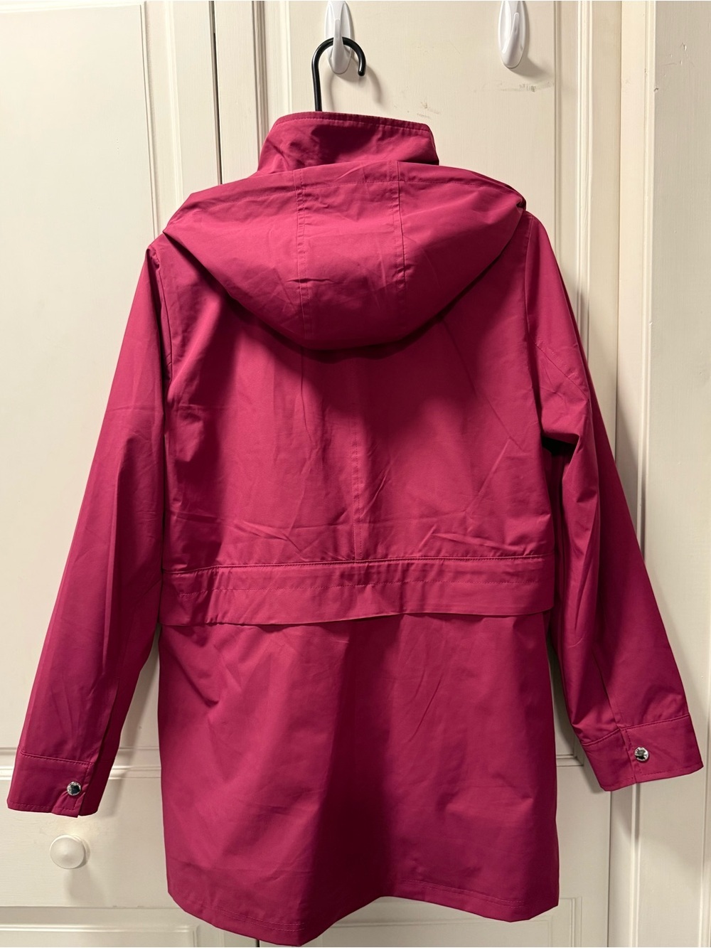Vince Camuto Pink Hooded Water & Wind Resistant Rain Jacket Size L - Picture 2 of 13